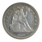 1871 Liberty Seated Dollar $1 ANACS Soapbox AU50