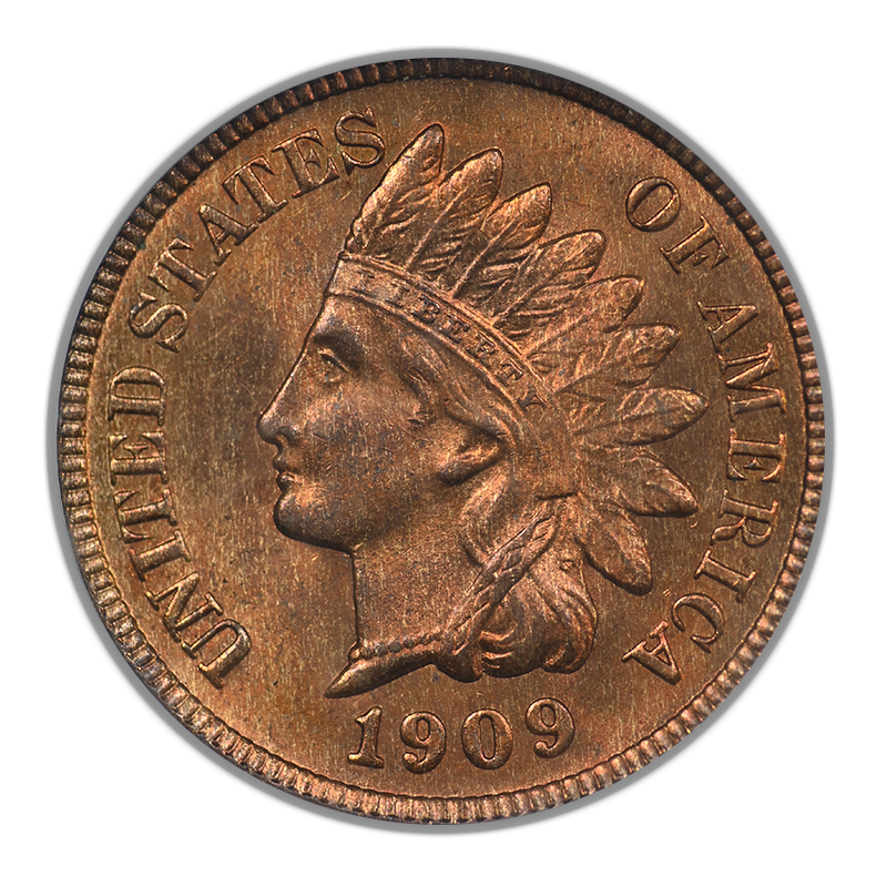 1909 Indian Head Cent 1C PCGS MS65RD OGH