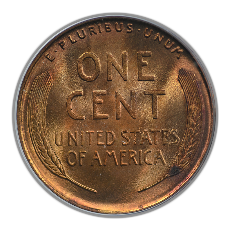 1910 Lincoln Wheat Cent 1C PCGS MS64RD CAC Reverse