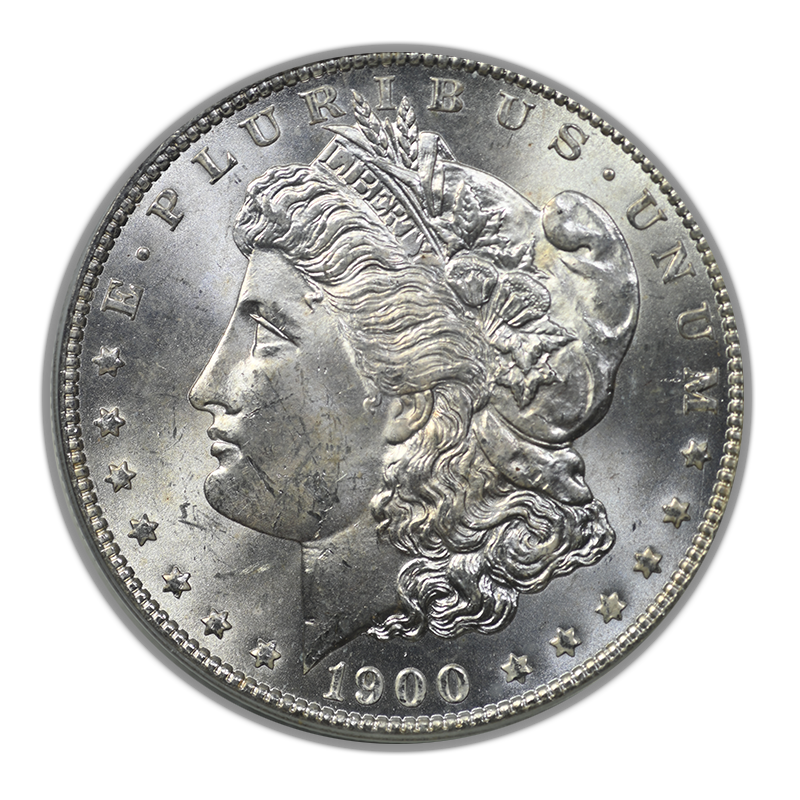 1900-O/CC Morgan Dollar $1 PCGS MS64 OGH Obverse