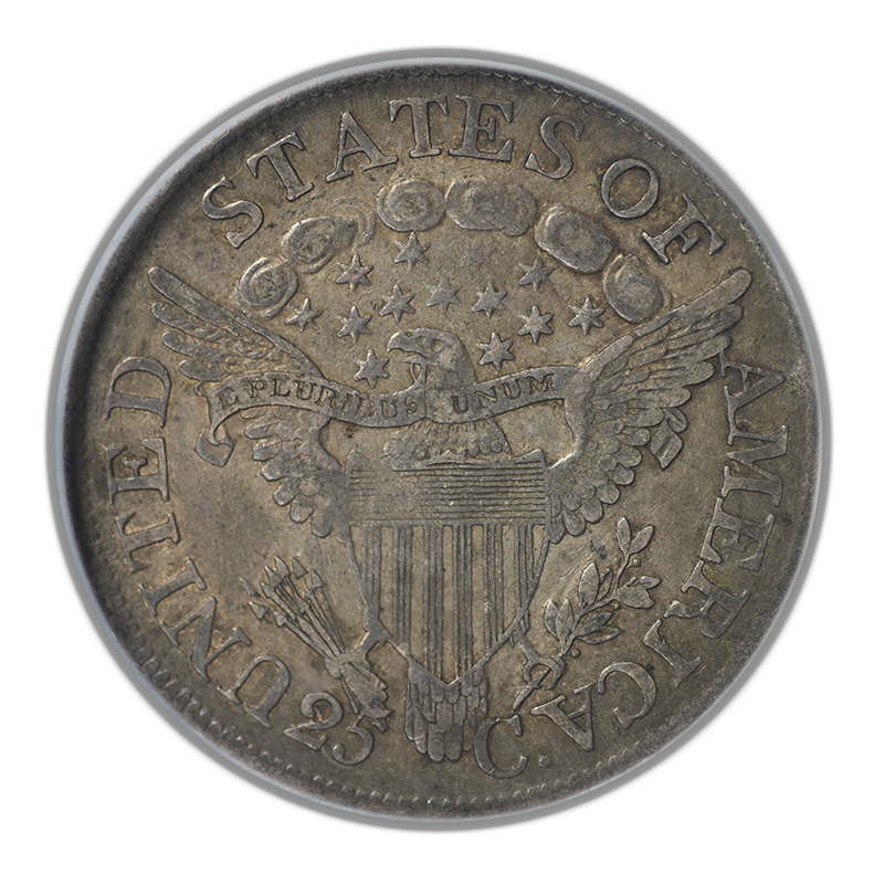 1806/5 Draped Bust Quarter 25C PCGS VF30 CAC