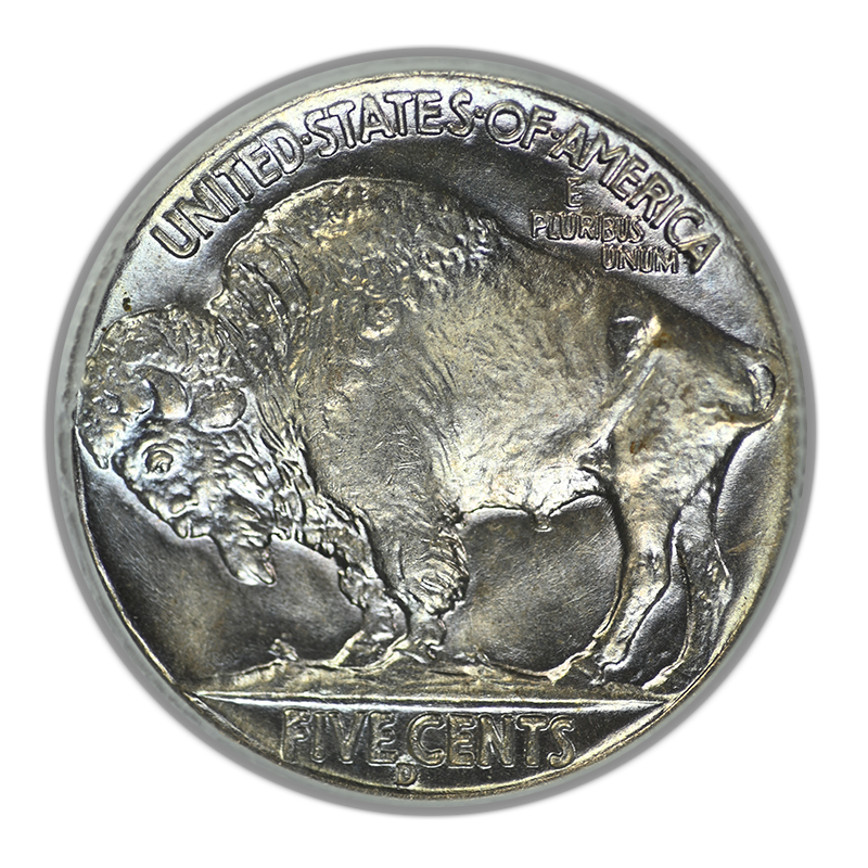 1938-D/D Buffalo Nickel 5C ICG MS66