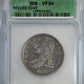 1837 Capped Bust Half Dollar 50C ICG VF30 - Reeded Edge
