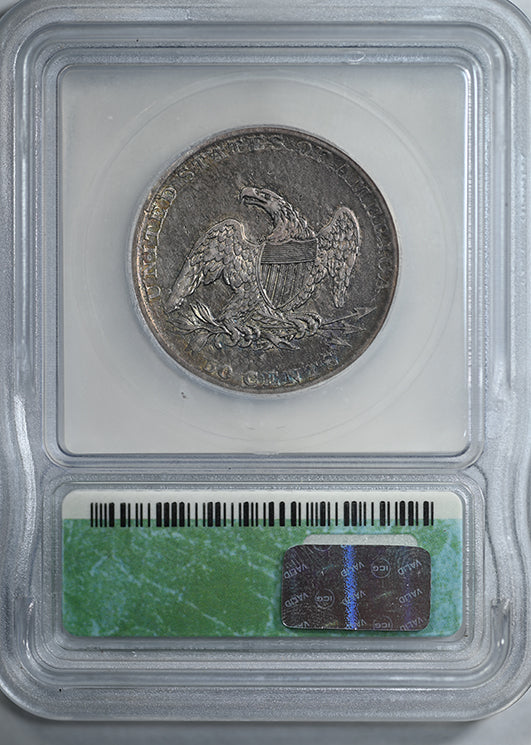 1837 Capped Bust Half Dollar 50C ICG VF30 - Reeded Edge