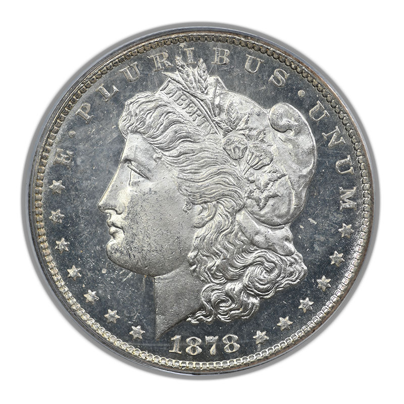 1878-CC Morgan Dollar $1 PCGS MS63PL OGH - Prooflike