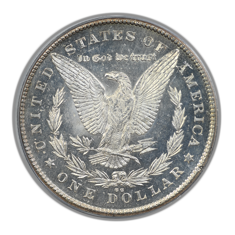 1878-CC Morgan Dollar $1 PCGS MS63PL OGH - Prooflike