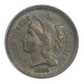 1869 Three Cent Nickel Piece 3CN PCGS AU58 CAC
