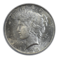 1923 Peace Dollar $1 PCGS MS62 - Mint Error Obverse Struck Thru Obverse