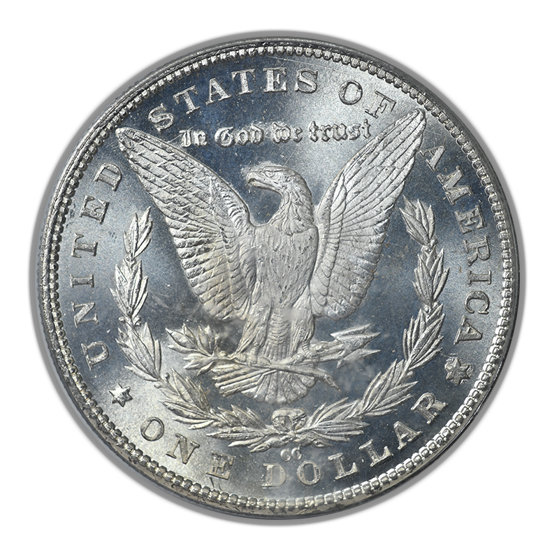 1885-CC Morgan Dollar $1 PCGS MS63PL OGH - Prooflike