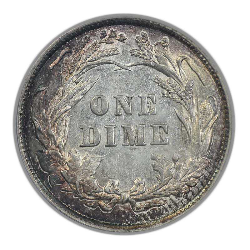 1895 Barber Dime 10C PCGS AU55