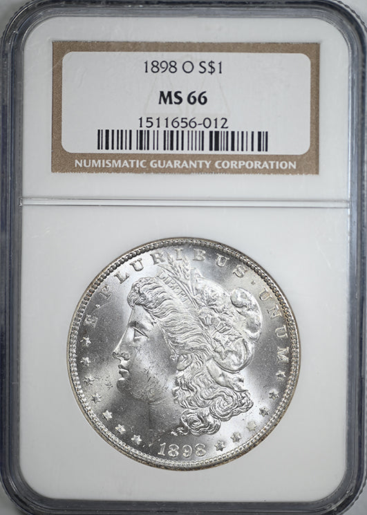 1898-O Morgan Dollar $1 NGC MS66