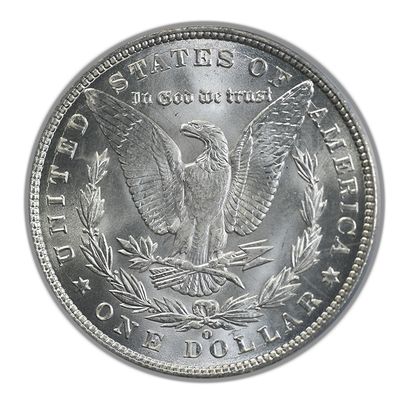 1900-O Morgan Dollar $1 PCGS MS66 Reverse