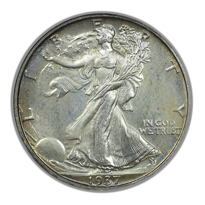 1937 Proof Walking Liberty Half Dollar 50C NGC Fatty PF65 CAC
