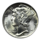 1944-S Mercury Dime 10C NGC MS67FB - Full Bands