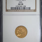 1925-D Indian Head Gold Quarter Eagle $2.50 NGC AU58 GSA