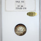 1942 Proof Mercury Dime 10C NGC Fatty PF66 Gold CAC - TONED! Obverse Slab