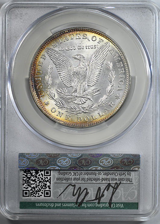 1883 Morgan Dollar $1 CAC MS65 - WitterBrick Silver Label