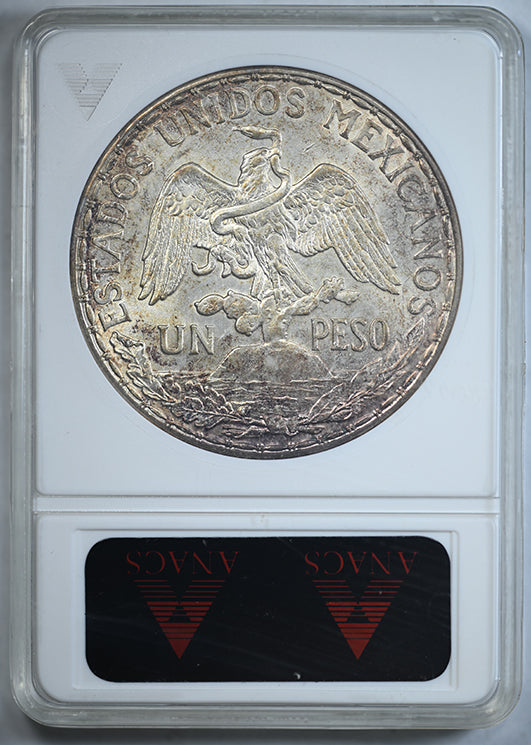 1913 Mexico Silver Peso Caballito ANACS Soapbox MS62