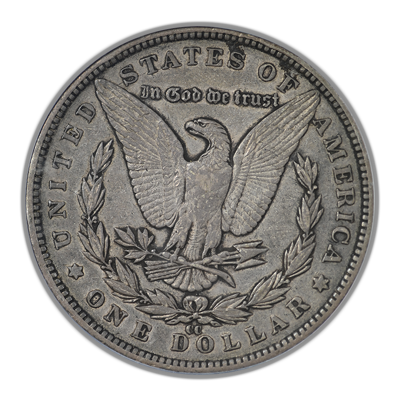 1890-CC Morgan Dollar $1 PCGS VF35 CAC