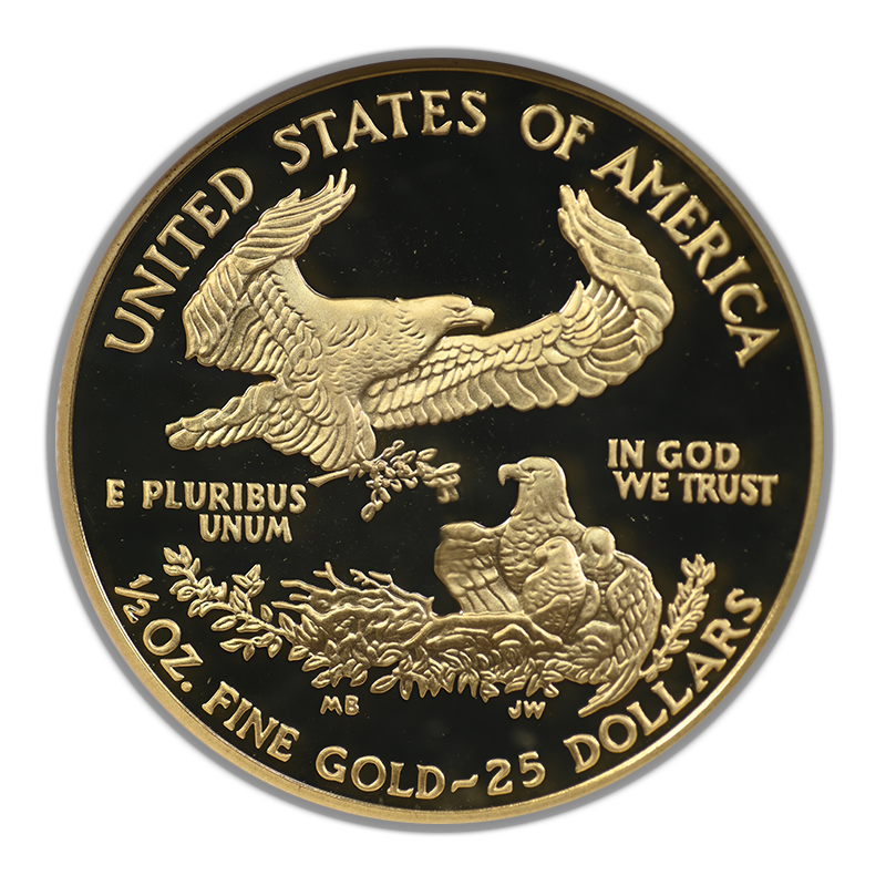 2007-W Proof American Gold Eagle G$25 NGC PR70 Ultra Cameo