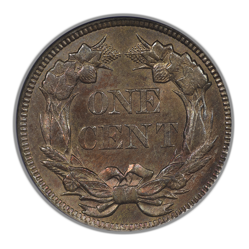 1857 Flying Eagle Cent 1C NGC MS63 CAC