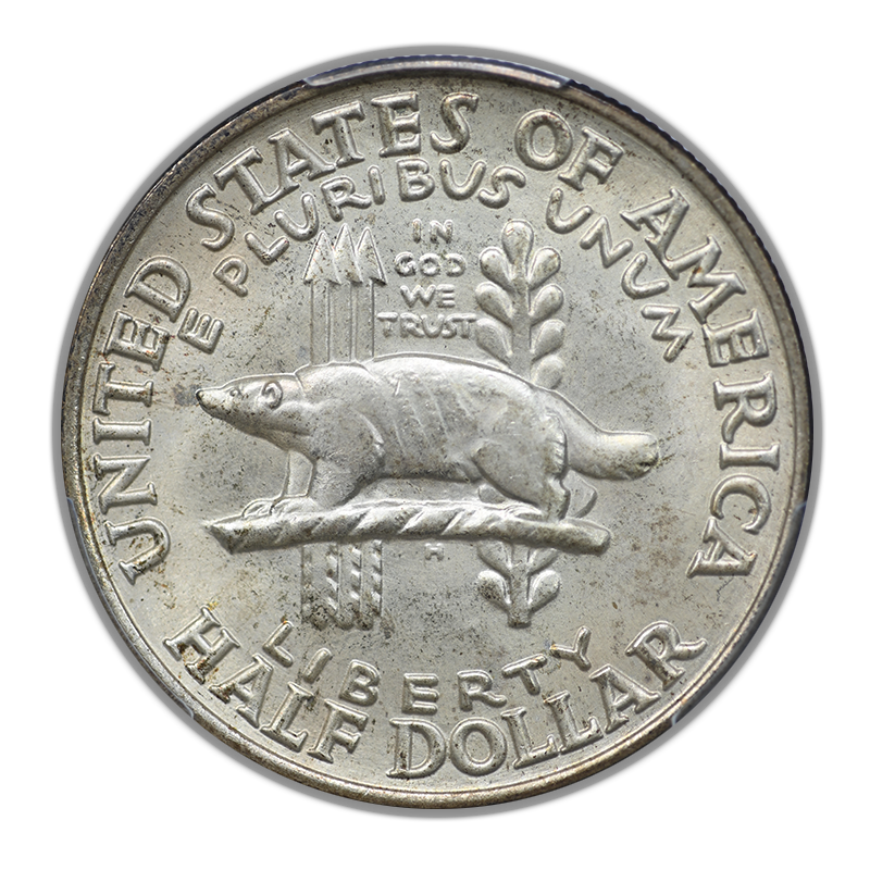 1936 Wisconsin Classic Commemorative Half Dollar 50C PCGS MS66