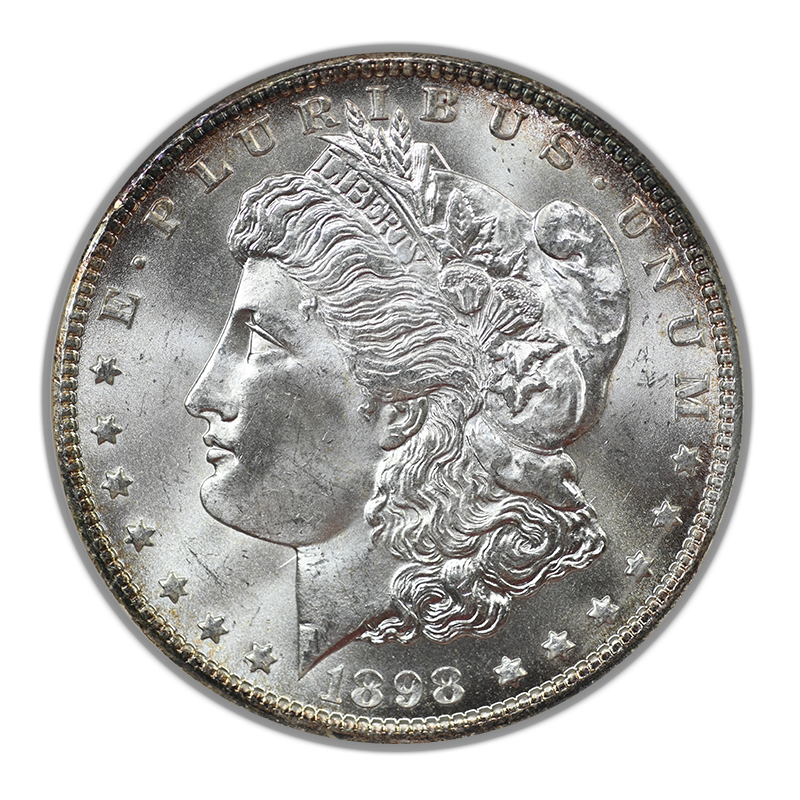 1898-O Morgan Dollar $1 NGC Fatty MS64 CAC