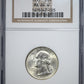 1935 Washington Quarter 25C NGC MS64