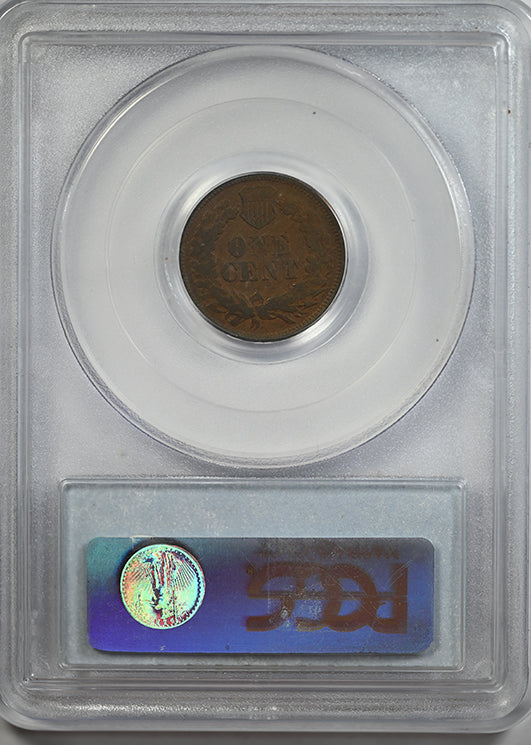 1869/69 Indian Head Cent 1C PCGS G06 RPD FS-301 S-3 Repunched Date