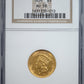 1854 Indian Princess Gold Three Dollar Piece $3 NGC AU58