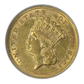 1854 Indian Princess Gold Three Dollar Piece $3 NGC AU58