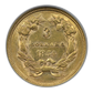 1854 Indian Princess Gold Three Dollar Piece $3 NGC AU58