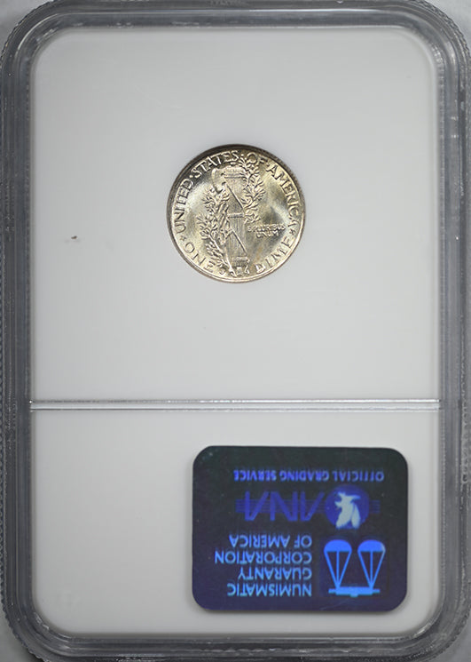 1936-S Mercury Dime 10C NGC MS65FB - Full Bands