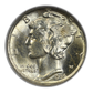 1936-S Mercury Dime 10C NGC MS65FB - Full Bands