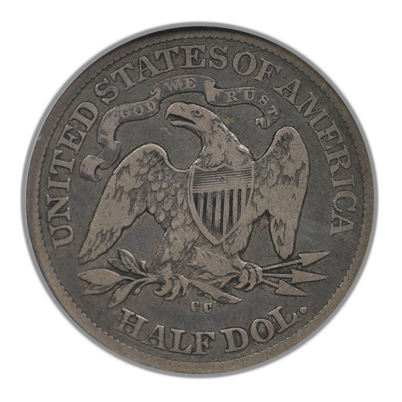 1878-CC Liberty Seated Half Dollar 50C NGC VG8 CAC