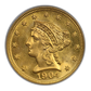 1904 Liberty Head Gold Quarter Eagle $2.50 PCGS MS65