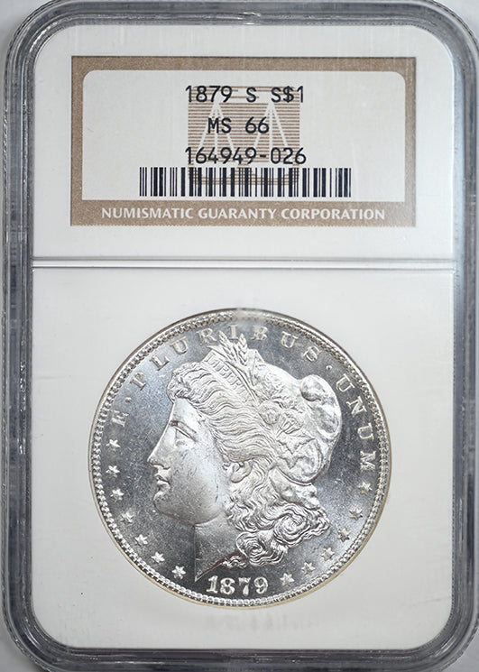 1879-S Morgan Dollar $1 NGC MS66