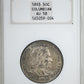 1893 Columbian Exposition Classic Commemorative Half Dollar 50C NGC Fatty AU58