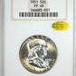 1951 Proof Franklin Half Dollar 50C NGC Fatty PF65 Gold CAC - TONED!