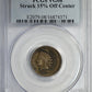 1864 Indian Head Cent 1C PCGS Mint Error VG08 - Struck 15% Off Center