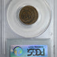 1864 Indian Head Cent 1C PCGS Mint Error VG08 - Struck 15% Off Center