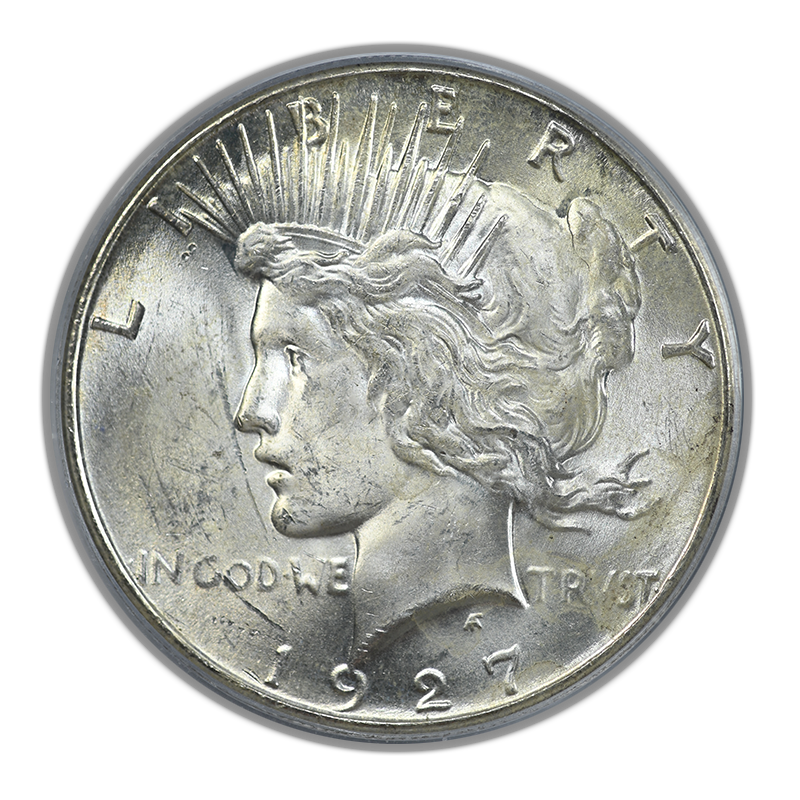 1927-S Peace Dollar $1 PCGS MS63
