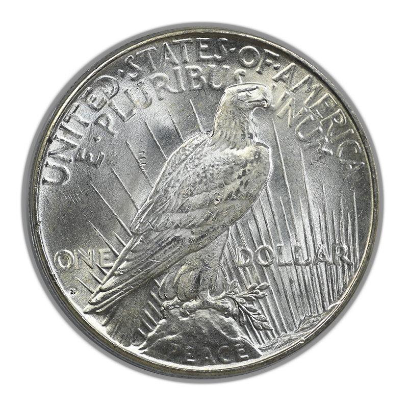 1927-S Peace Dollar $1 PCGS MS63