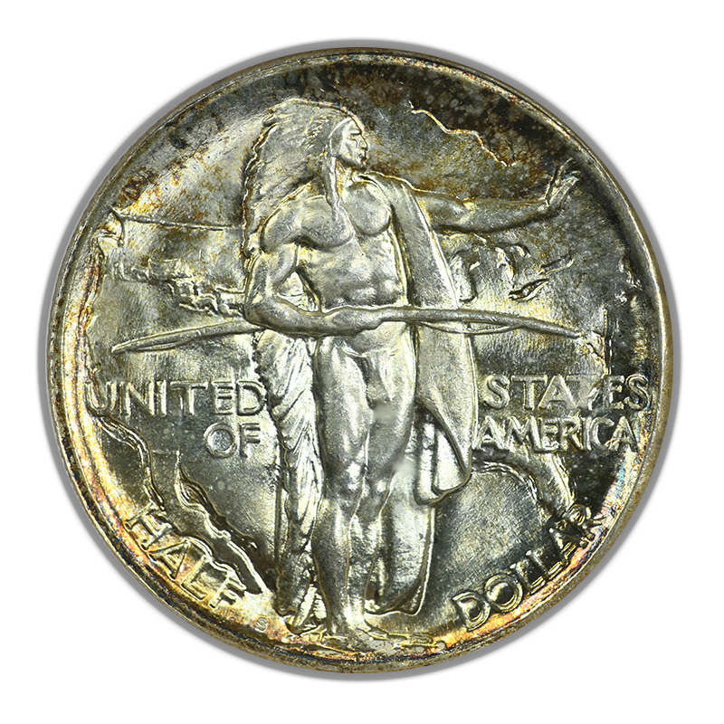 1926-S Oregon Trail Classic Commemorative Half Dollar 50C NGC Fatty MS65 CAC