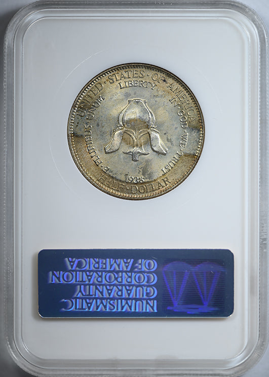 1938 New Rochelle Classic Commemorative Half Dollar 50C NGC Fatty MS66 CAC - TAB TONED!