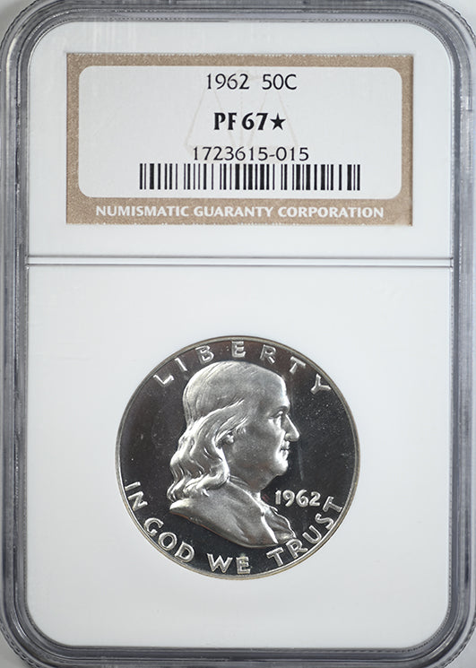 1962 Proof Franklin Half Dollar 50C NGC PF67* Star