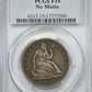 1866-S Liberty Seated Half Dollar 50C PCGS F15 - No Motto