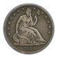 1866-S Liberty Seated Half Dollar 50C PCGS F15 - No Motto