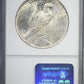 1923 Peace Dollar $1 NGC Mint Error MS63 Curved Clip @ 11:00