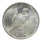 1923 Peace Dollar $1 NGC Mint Error MS63 Curved Clip @ 11:00